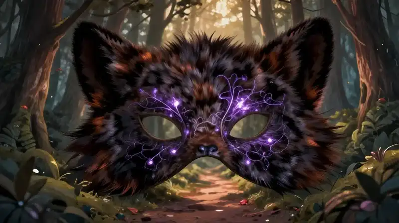 A disguised heroine on a magical path, linking two fairy tale structures