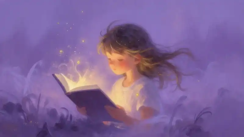 Fairytale character showing growth and inner power