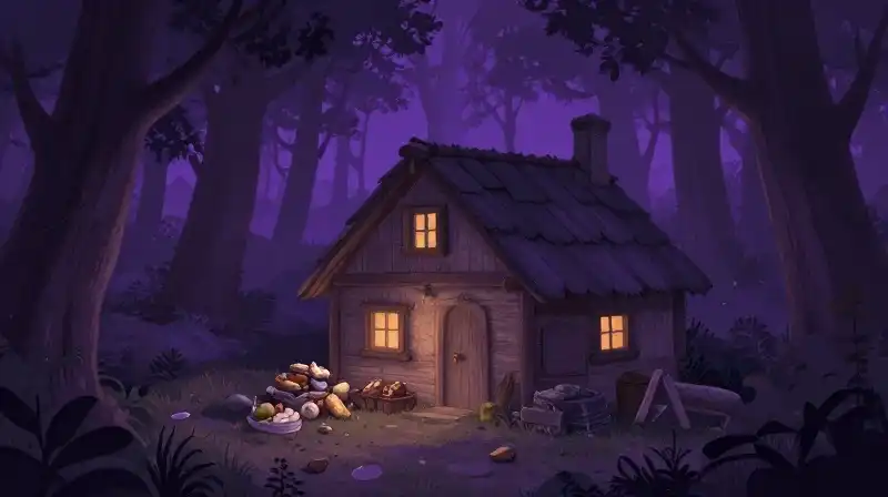 Poverty and scarcity at the edge of a mysterious forest