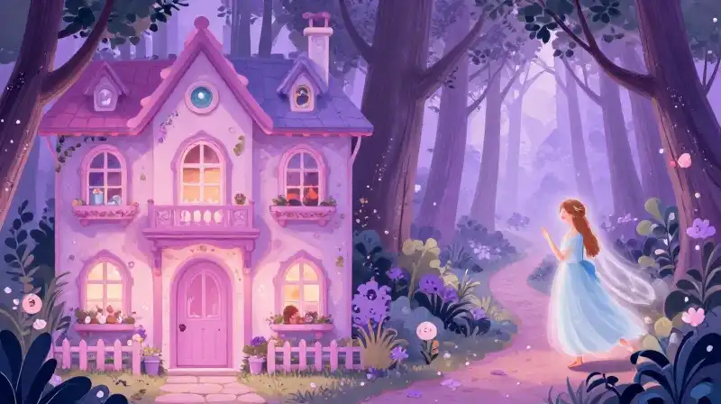 Two magical paths diverge in the enchanted forest