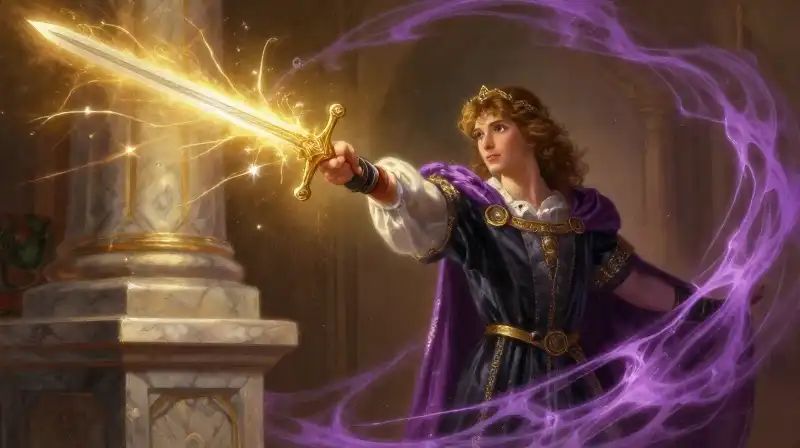 Magical artifact representing earned authority in a whimsical setting