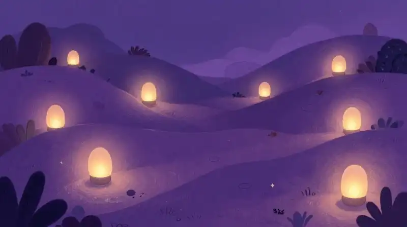 Child comforted by rhythmic storytelling at bedtime