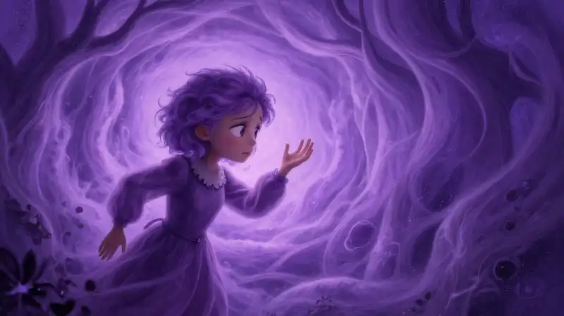 A figure trapped by the spiritual compulsion of a magical curse