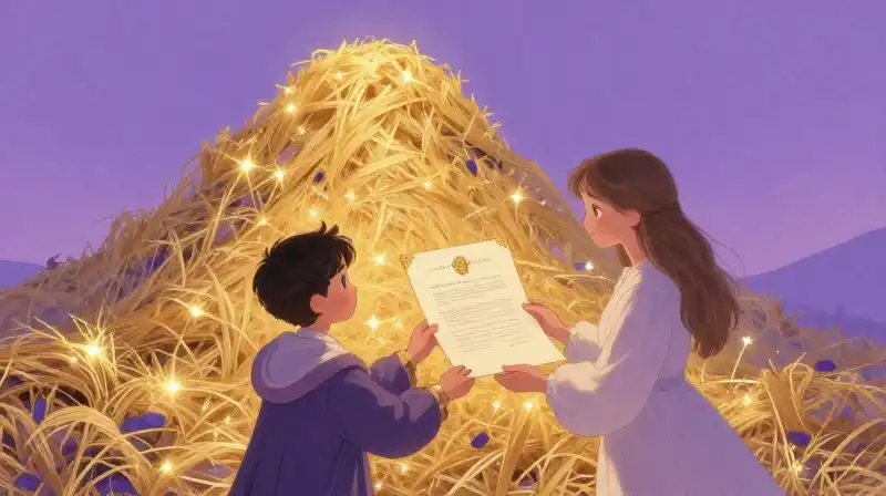 Girl faced with an impossible kings bargain