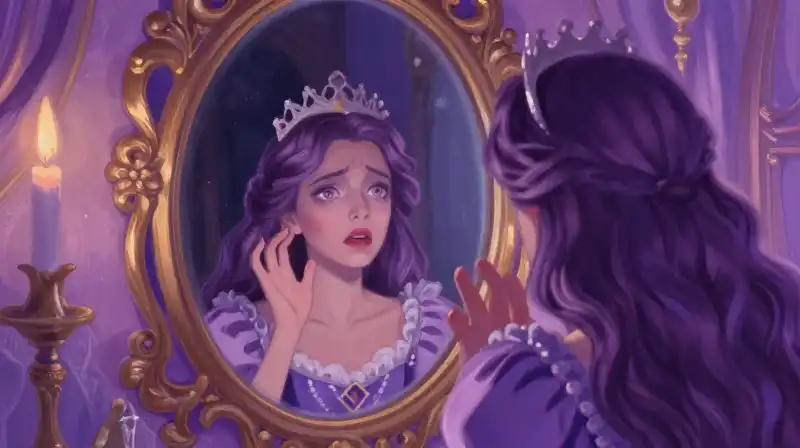 Queen reflects on jealousy in magical mirror