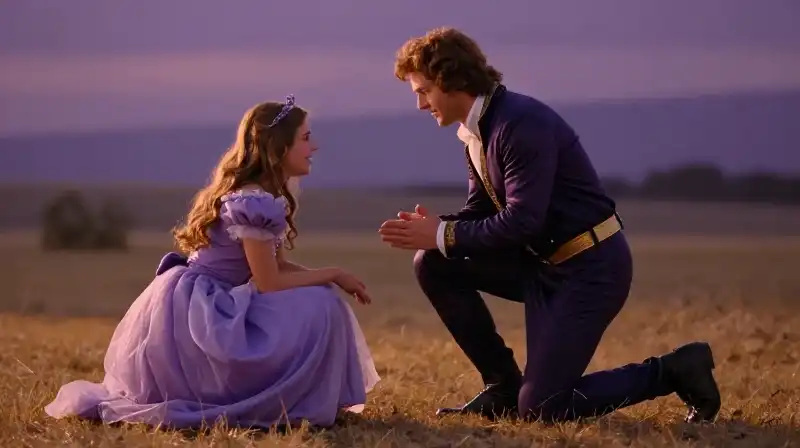 Prince sacrifices self to anchor love and ground the princess