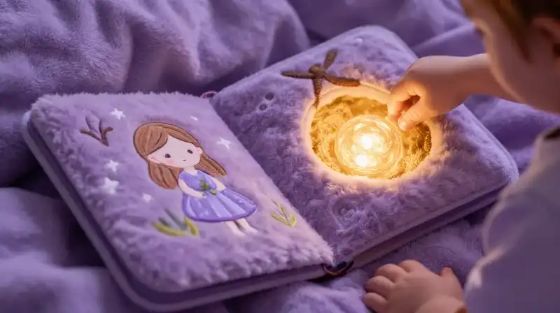 Children reading magical tales in a cozy educational setting